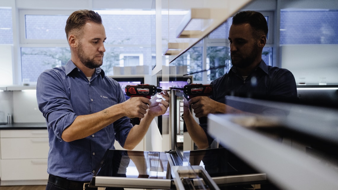 Als Servicetechniker:in